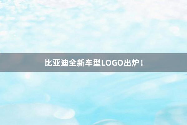 比亚迪全新车型LOGO出炉！